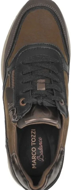 Marco Tozzi Sneakers Laag Middelbruin New
