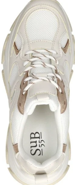 Sub55 Sneakers Laag Gebroken wit Best