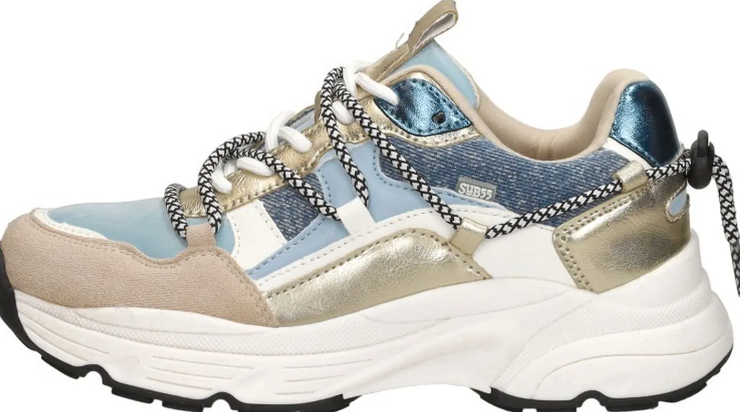 Sub55 Sneakers Laag Licht blauw Clearance