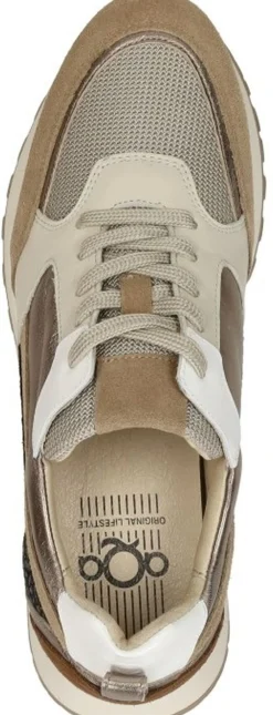 Aqa Sneakers Laag Beige New