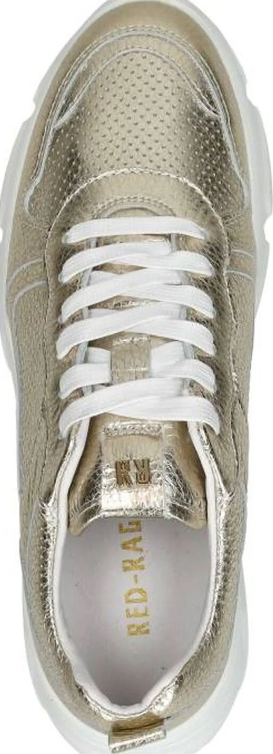 Red Rag Sneakers Laag Goudkleur Outlet