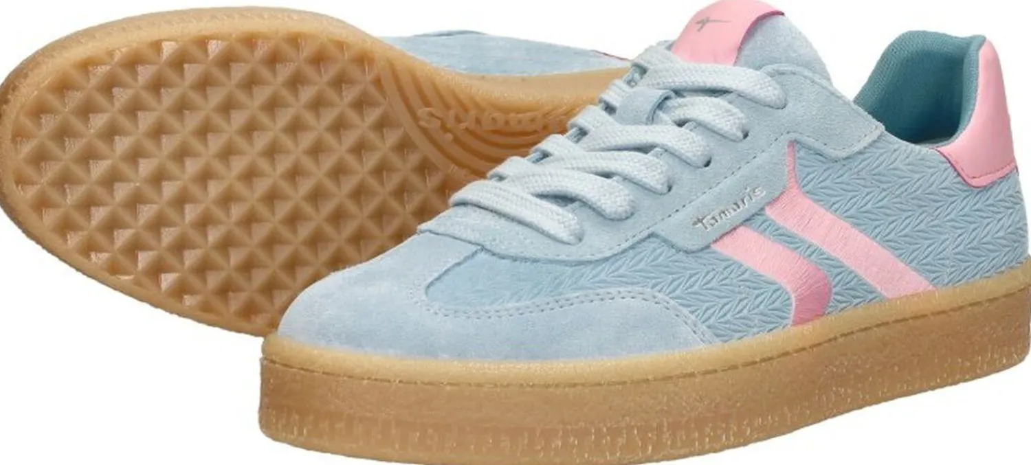 Tamaris Sneakers Laag Licht blauw Discount