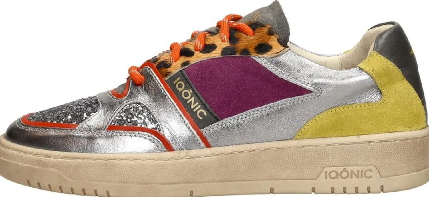 Iqonic Sneakers Laag Zilverkleur Online
