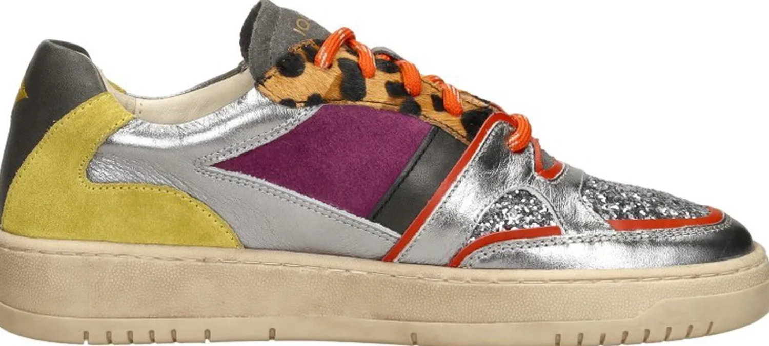 Iqonic Sneakers Laag Zilverkleur Online
