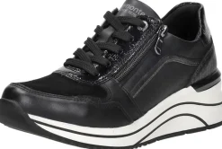 Remonte Sneakers Laag Zwart Discount