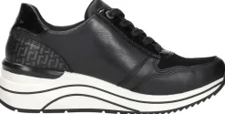 Remonte Sneakers Laag Zwart Discount