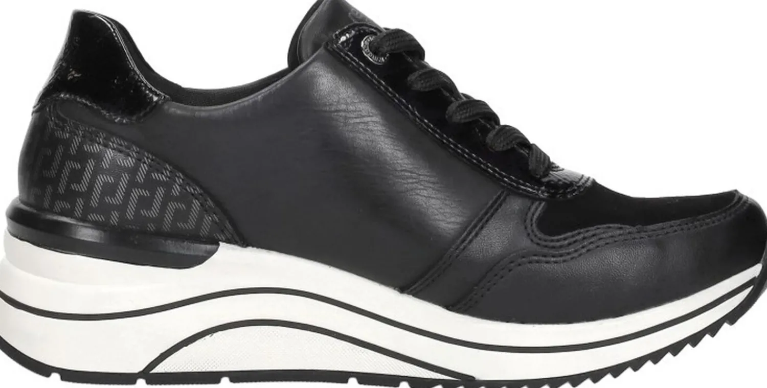 Remonte Sneakers Laag Zwart Discount