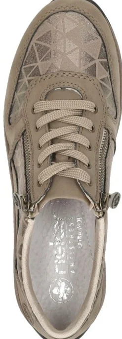 Rieker Sneakers Laag Beige Fashion