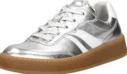 Gabor Sneakers Laag Zilverkleur Discount