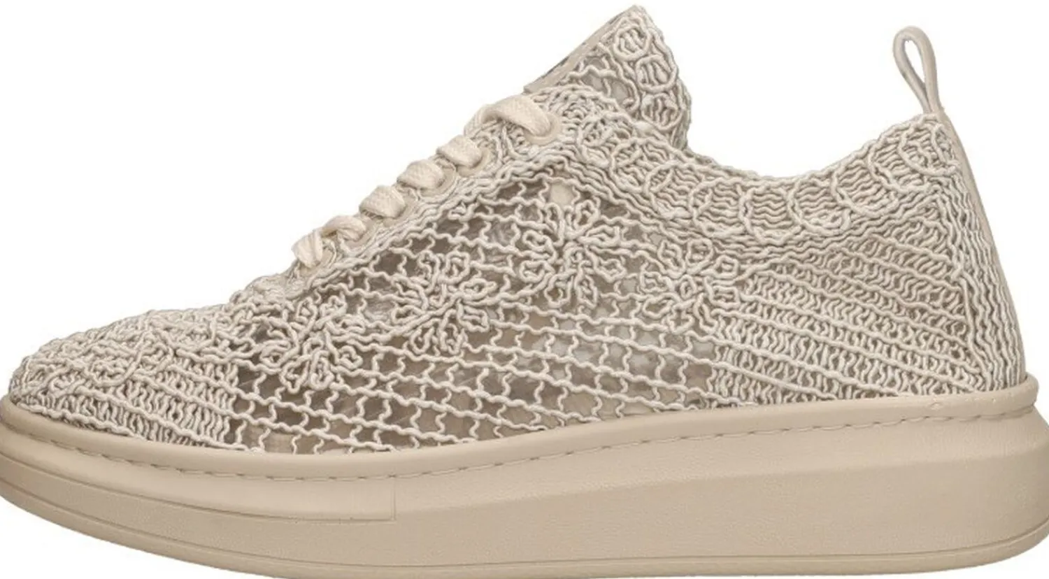 Mustang Sneakers Laag Beige Clearance