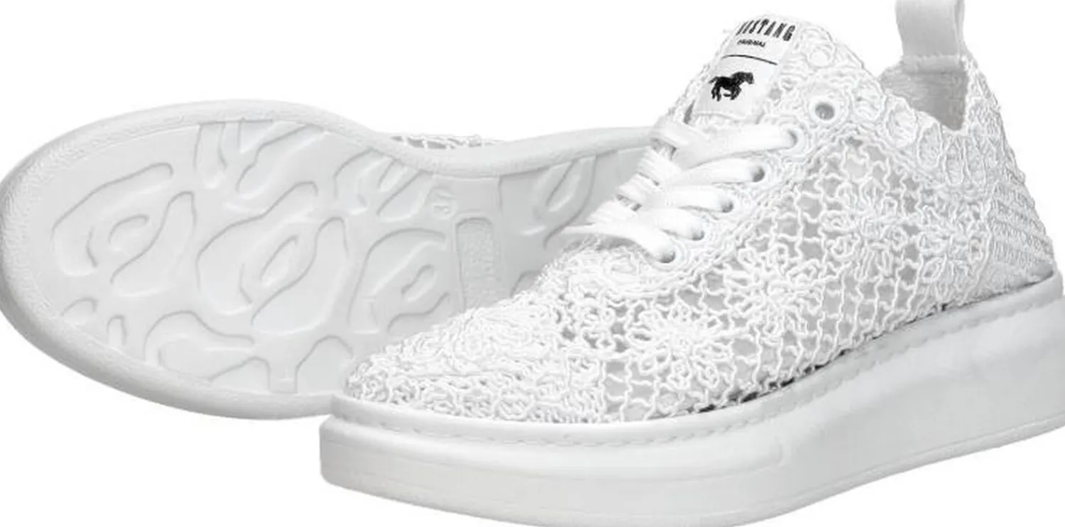 Mustang Sneakers Laag Wit Hot