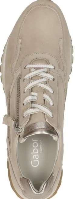 Gabor Sneakers Laag Beige Outlet