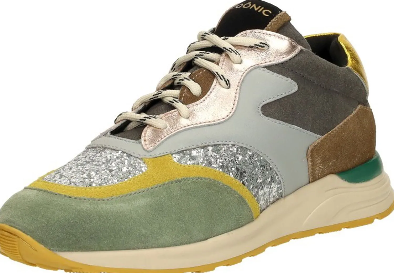 Iqonic Sneakers Laag Groen Outlet
