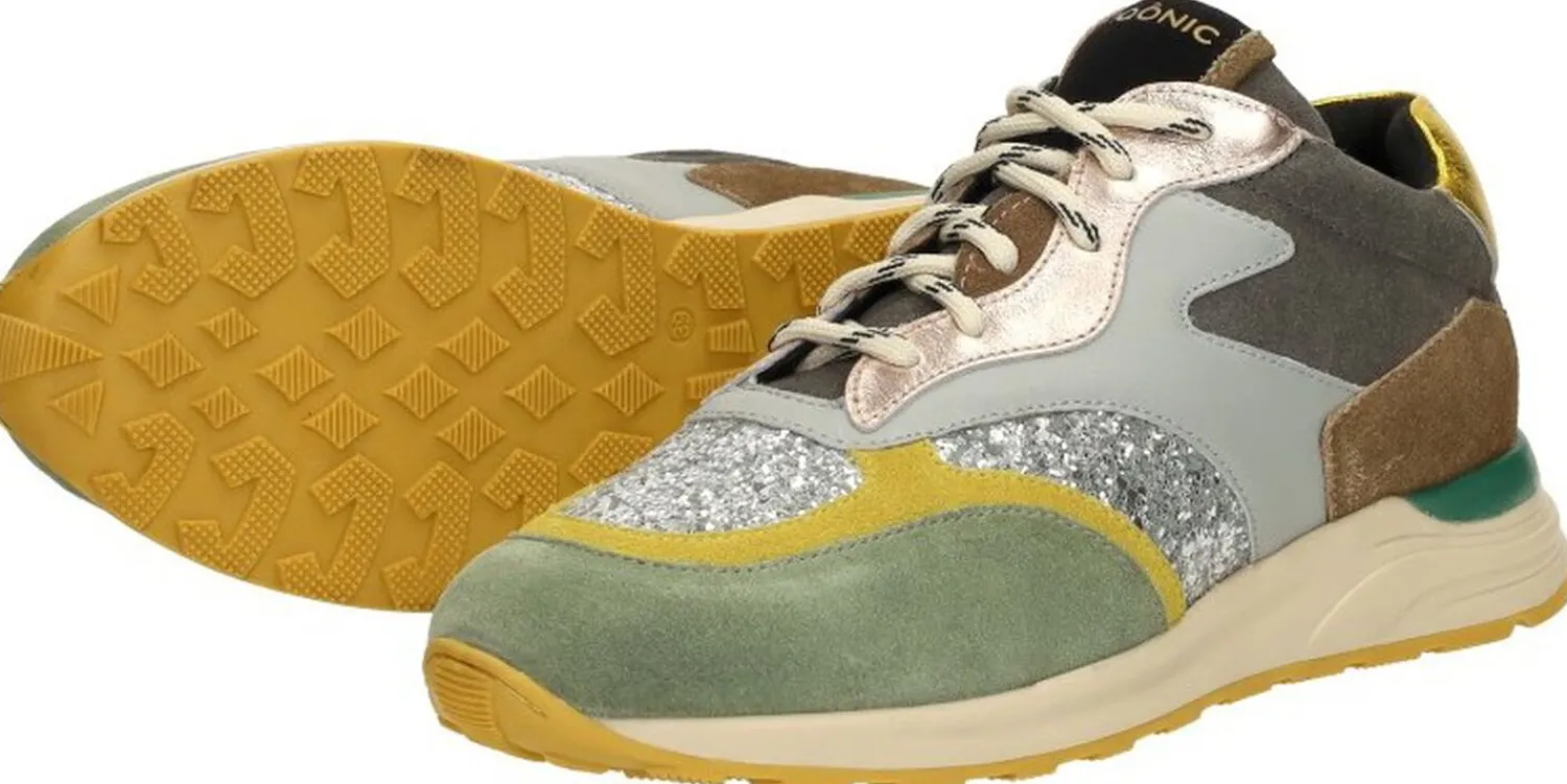 Iqonic Sneakers Laag Groen Outlet