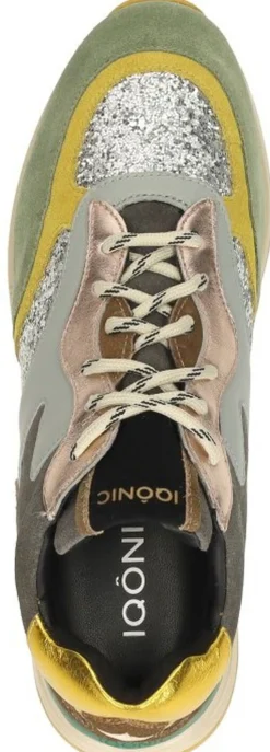 Iqonic Sneakers Laag Groen Outlet
