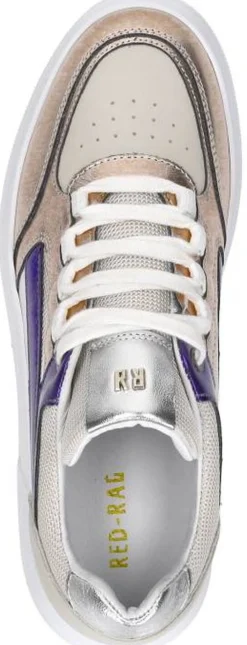 Red Rag Sneakers Laag Paars Fashion