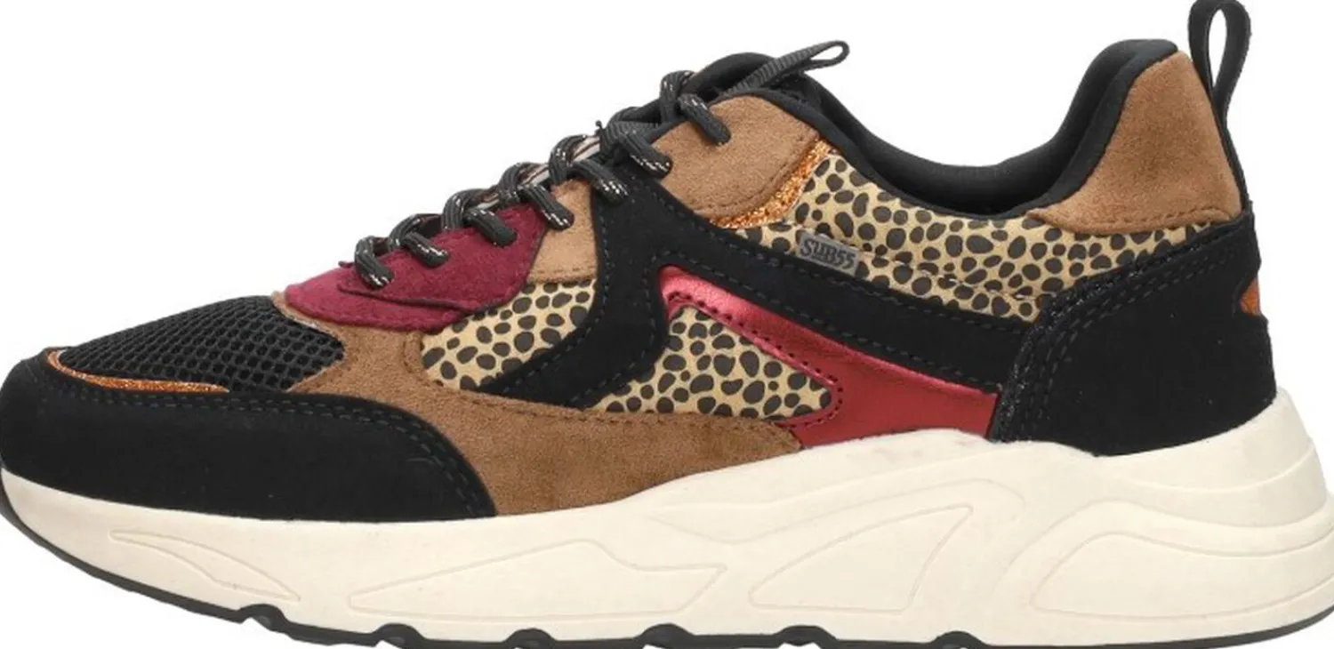Sub55 Sneakers Laag Zwart Fashion