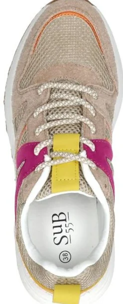 Sub55 Sneakers Laag Taupe Outlet