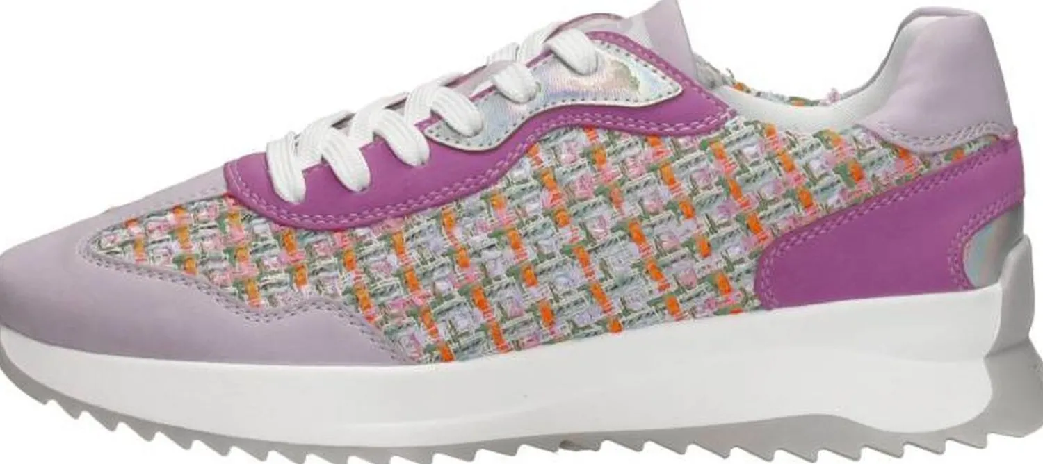 Rieker Sneakers Laag Lila Discount
