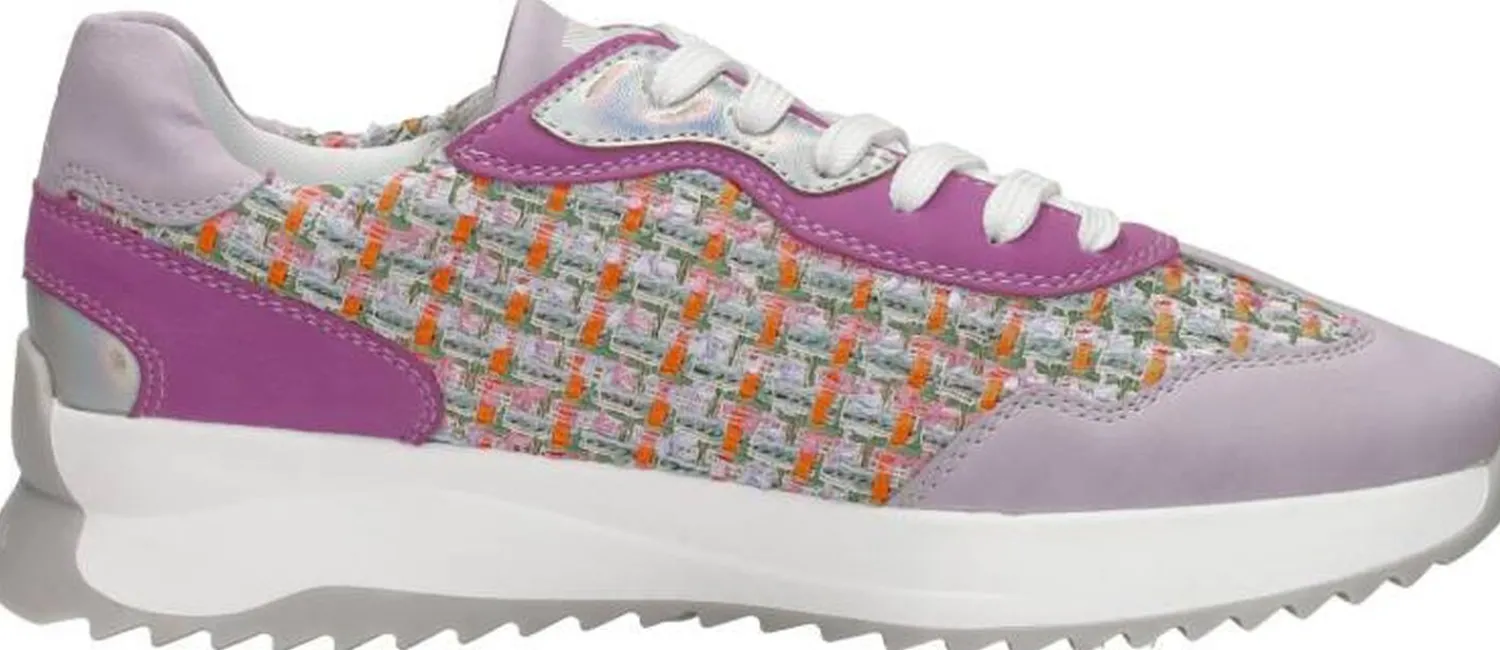 Rieker Sneakers Laag Lila Discount