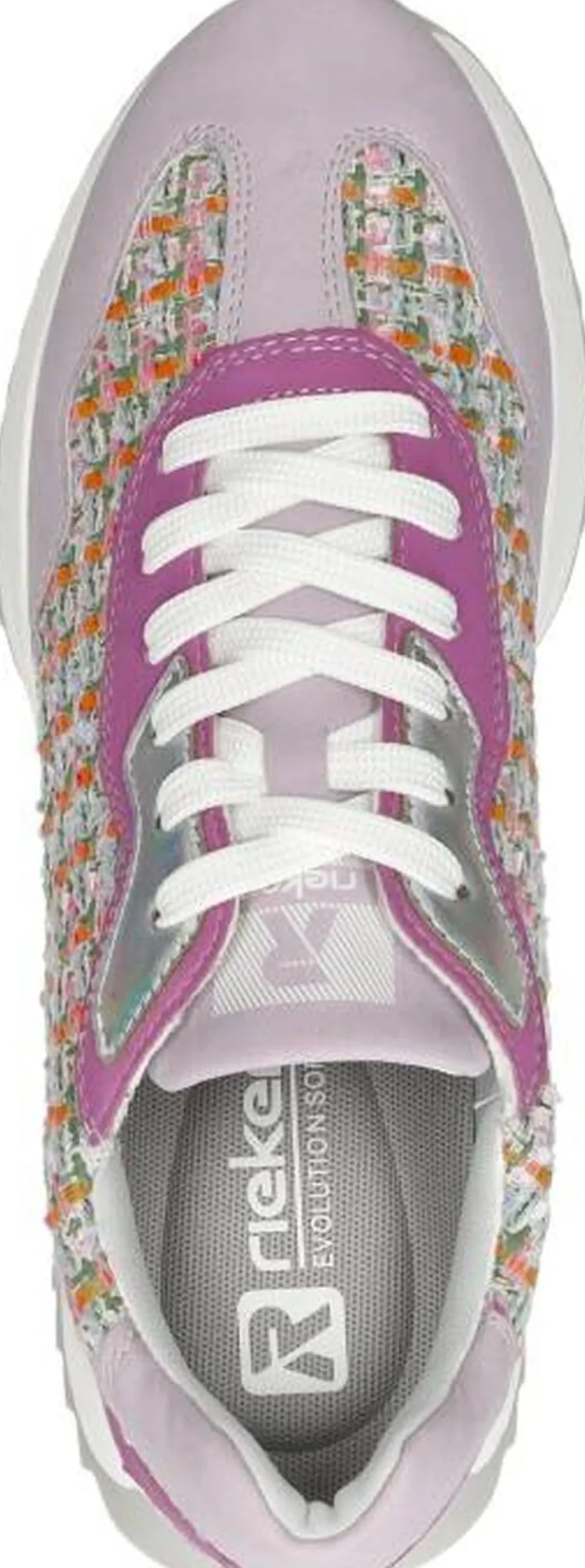 Rieker Sneakers Laag Lila Discount