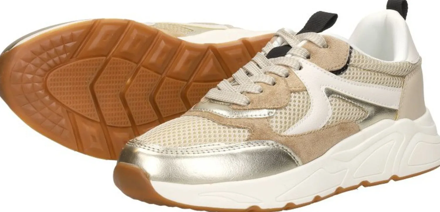 Sub55 Sneakers Laag Goudkleur Fashion