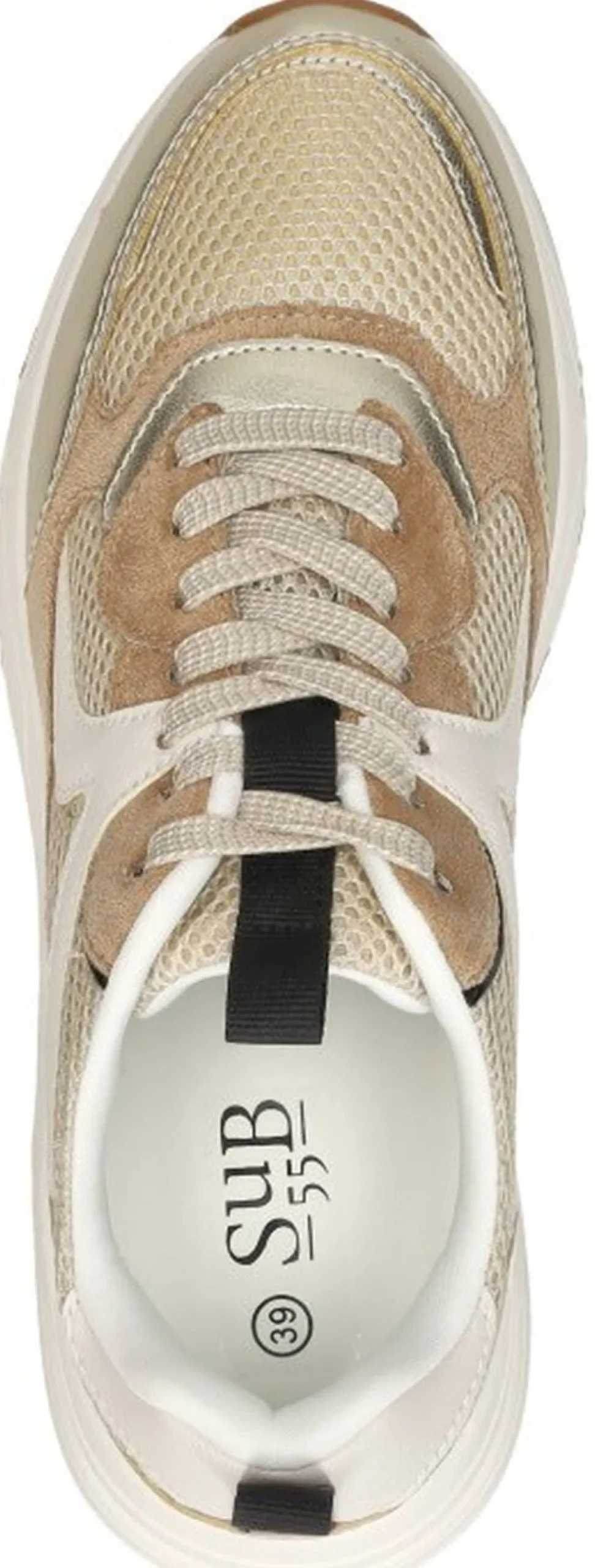 Sub55 Sneakers Laag Goudkleur Fashion