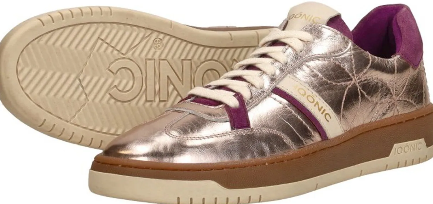 Iqonic Sneakers Laag Goudkleur Sale