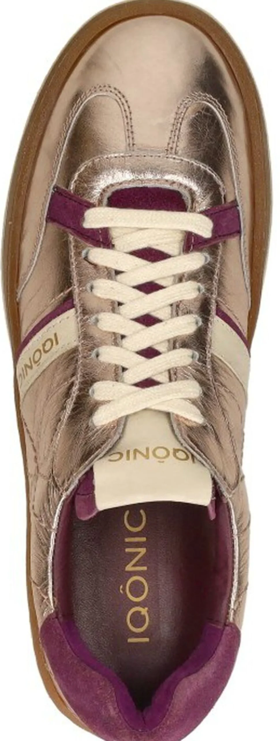 Iqonic Sneakers Laag Goudkleur Sale
