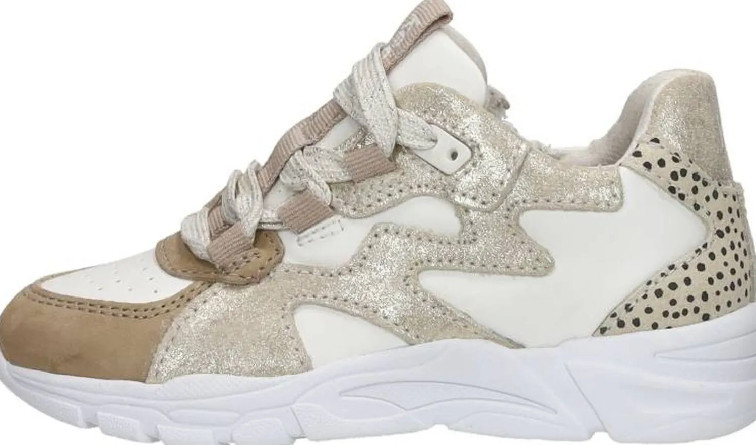 Keq Sneakers Laag Goudkleur Outlet