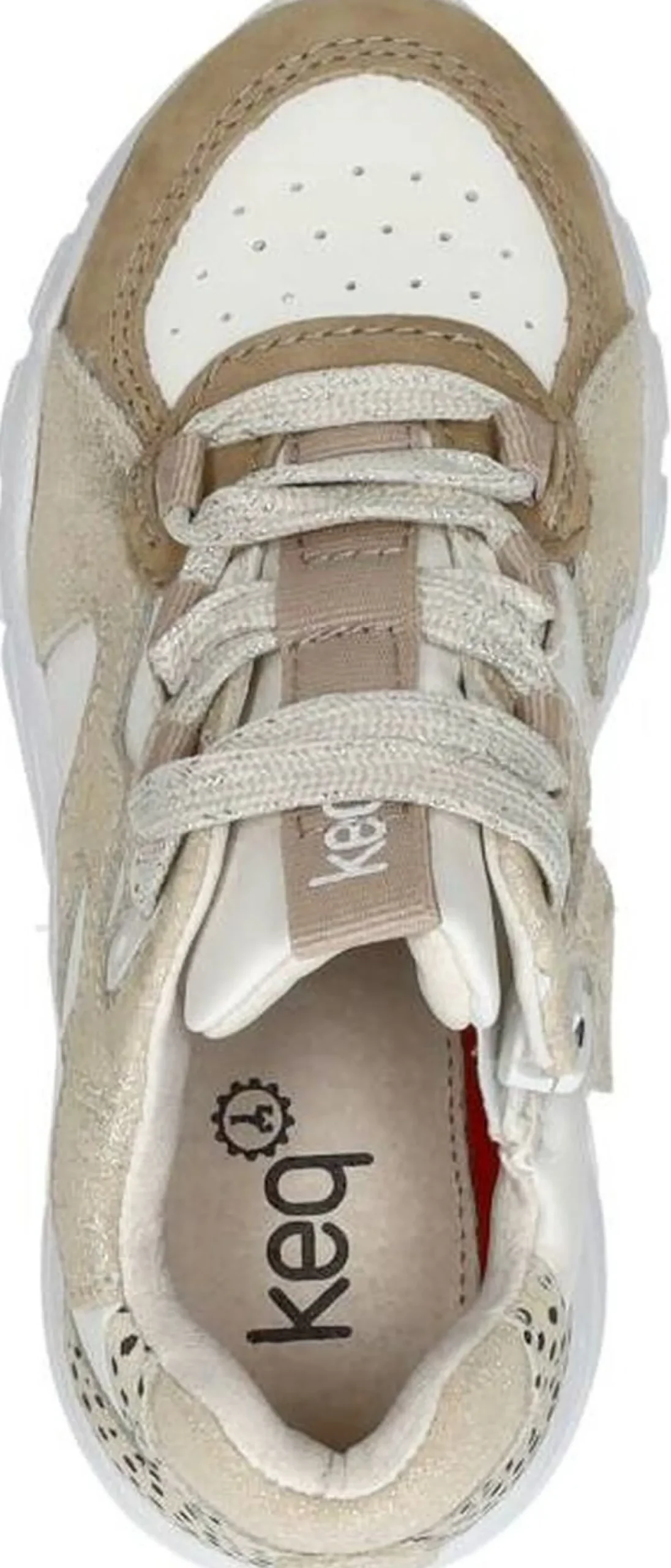 Keq Sneakers Laag Goudkleur Outlet