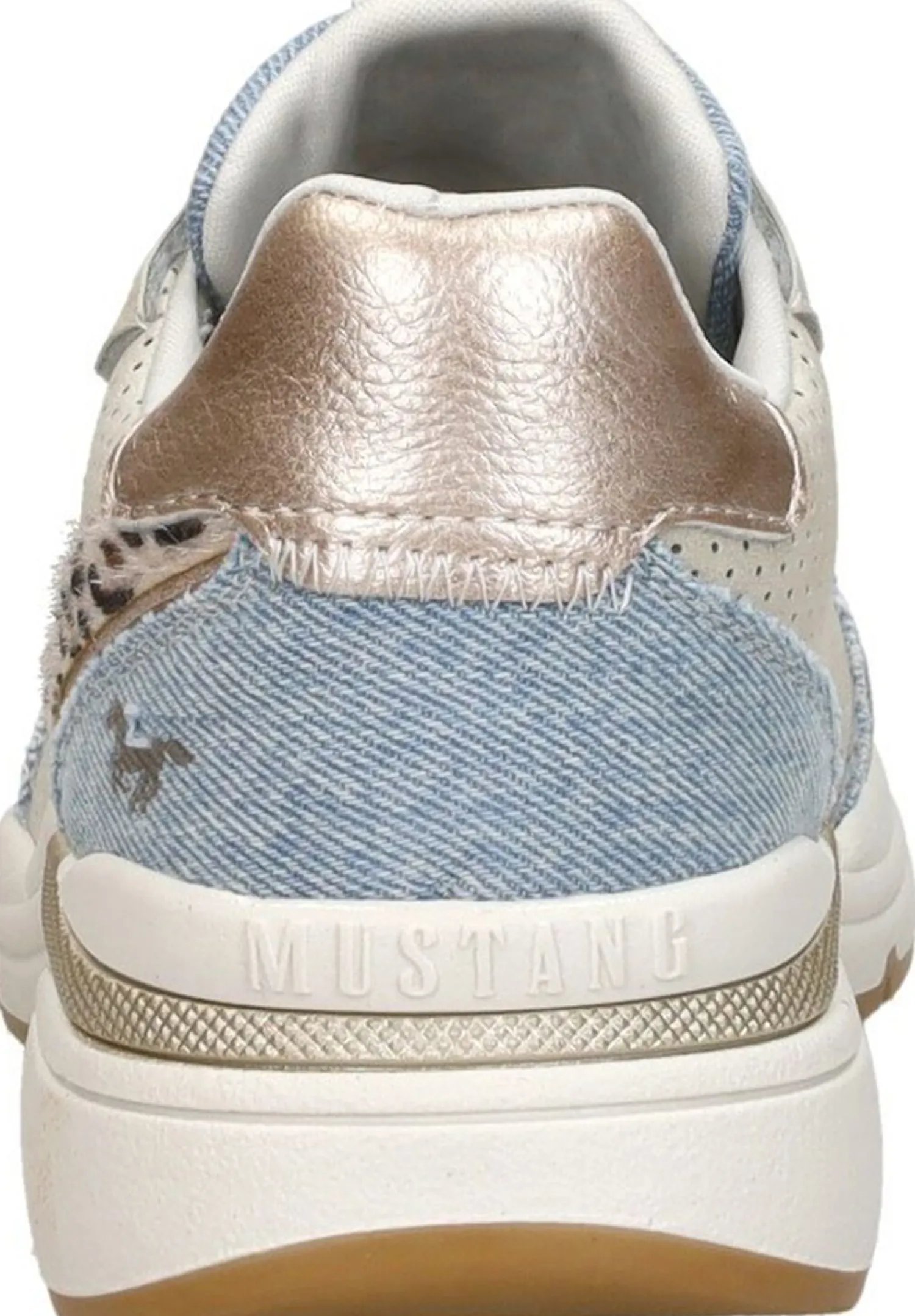 Mustang Sneakers Laag Beige Hot