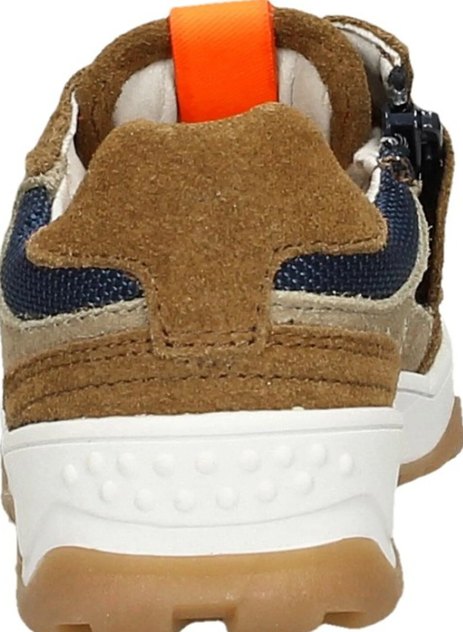 Keq Sneakers Laag Cognac Discount