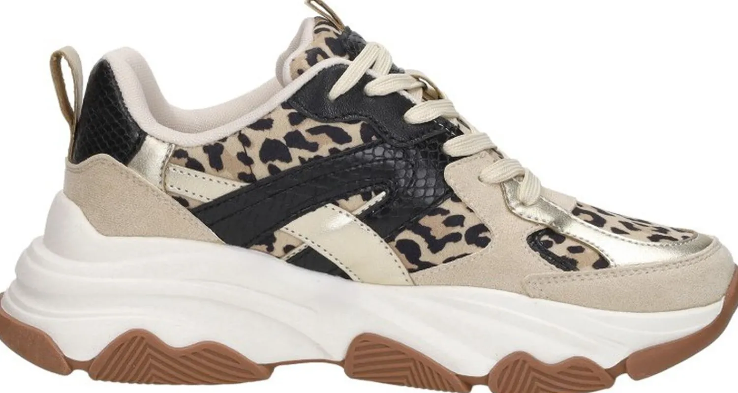 Sub55 Sneakers Laag Beige Clearance