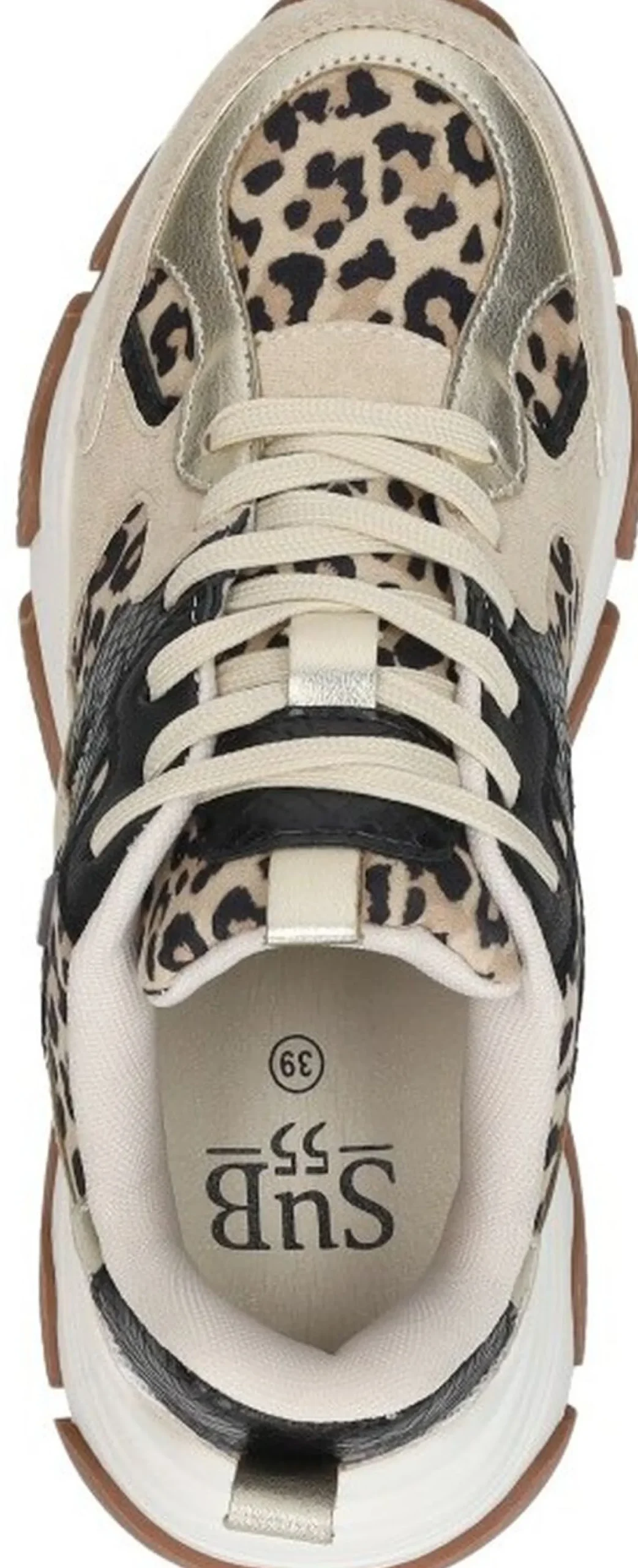 Sub55 Sneakers Laag Beige Clearance