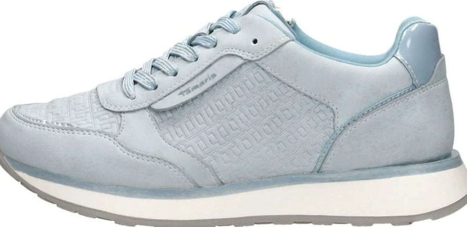 Tamaris Sneakers Laag Licht blauw Outlet