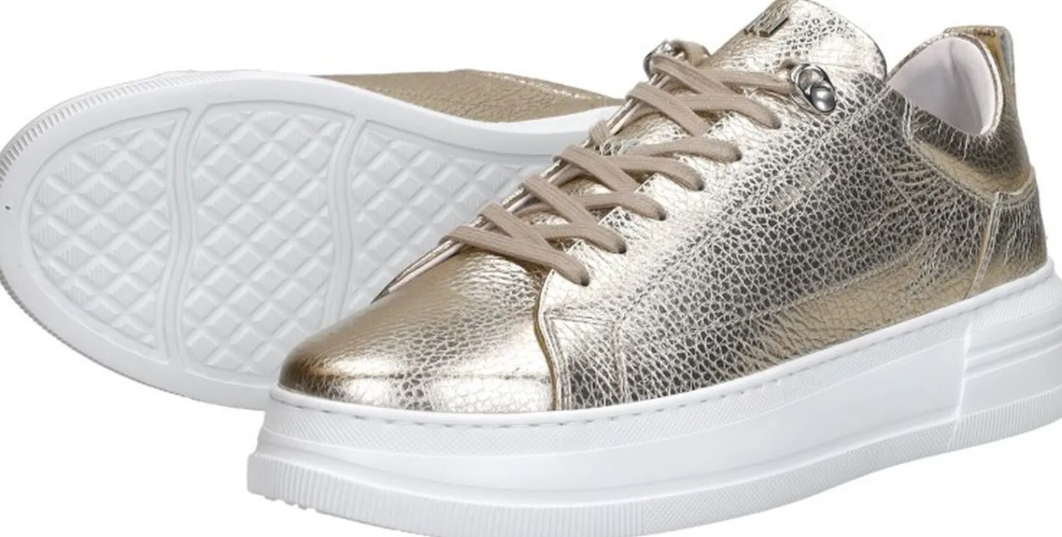 Red Rag Sneakers Laag Goudkleur Best
