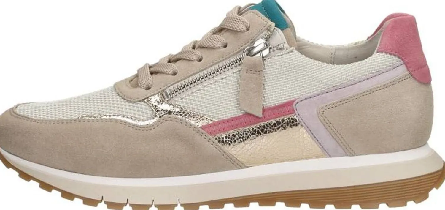 Gabor Sneakers Laag Beige Fashion