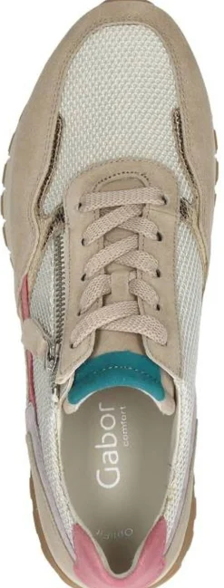 Gabor Sneakers Laag Beige Fashion