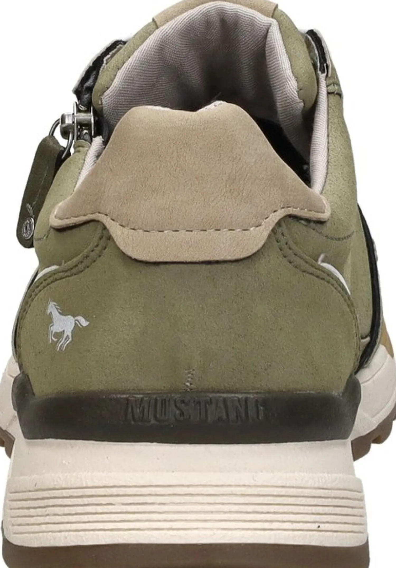 Mustang Sneakers Laag Khaki Fashion