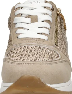 Mustang Sneakers Laag Beige Clearance