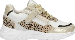 Keq Sneakers Laag Goudkleur Discount