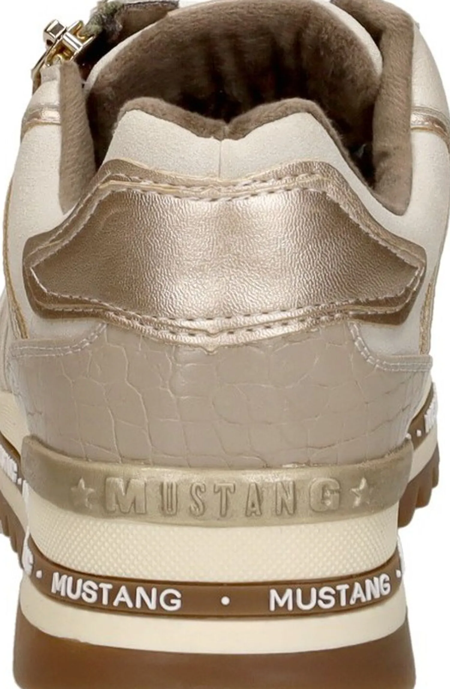 Mustang Sneakers Laag Gebroken wit Fashion