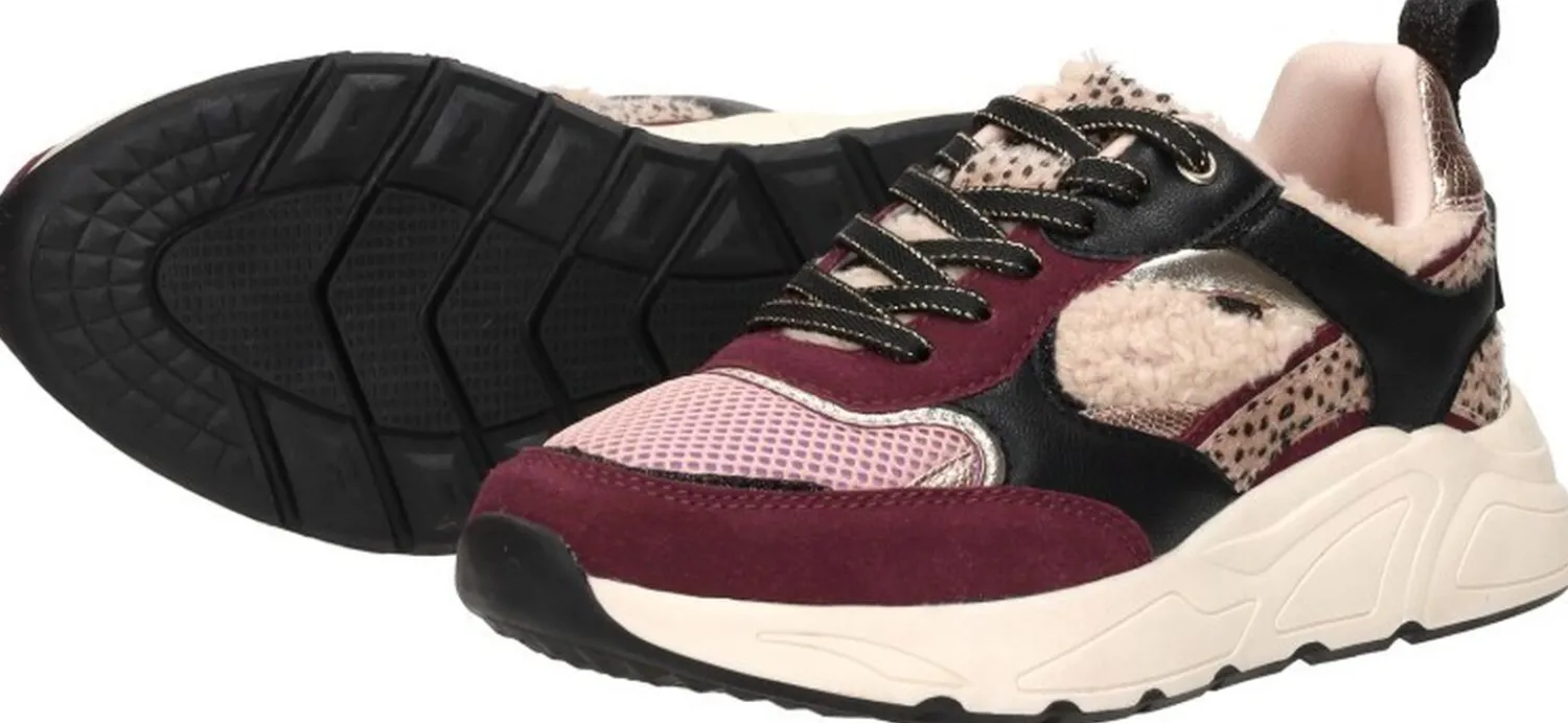 Sub55 Sneakers Laag Bordeaux Best