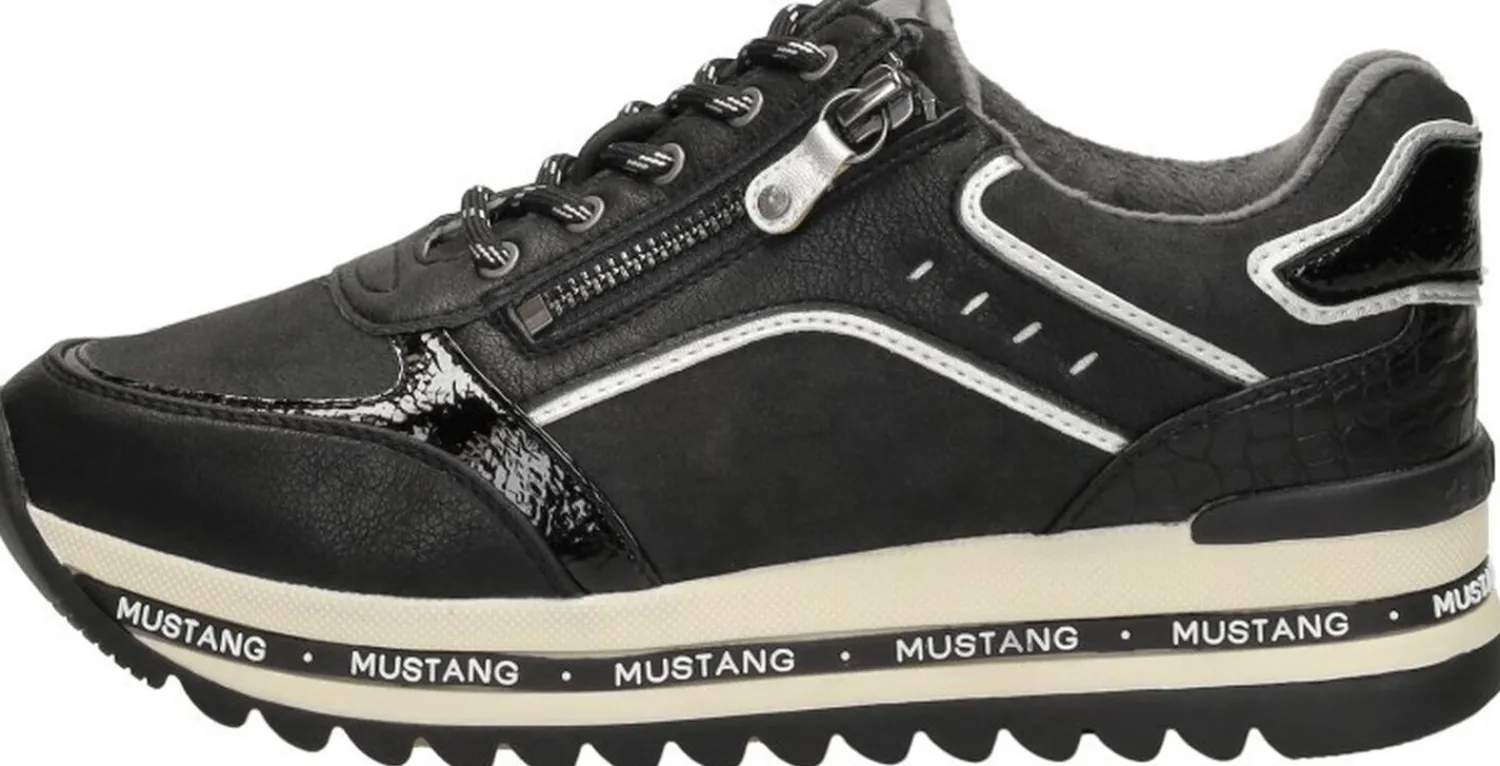 Mustang Sneakers Laag Zwart Discount