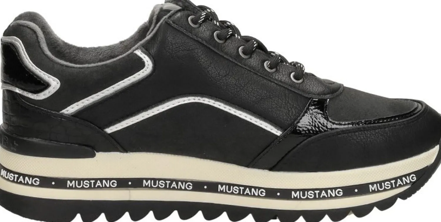 Mustang Sneakers Laag Zwart Discount