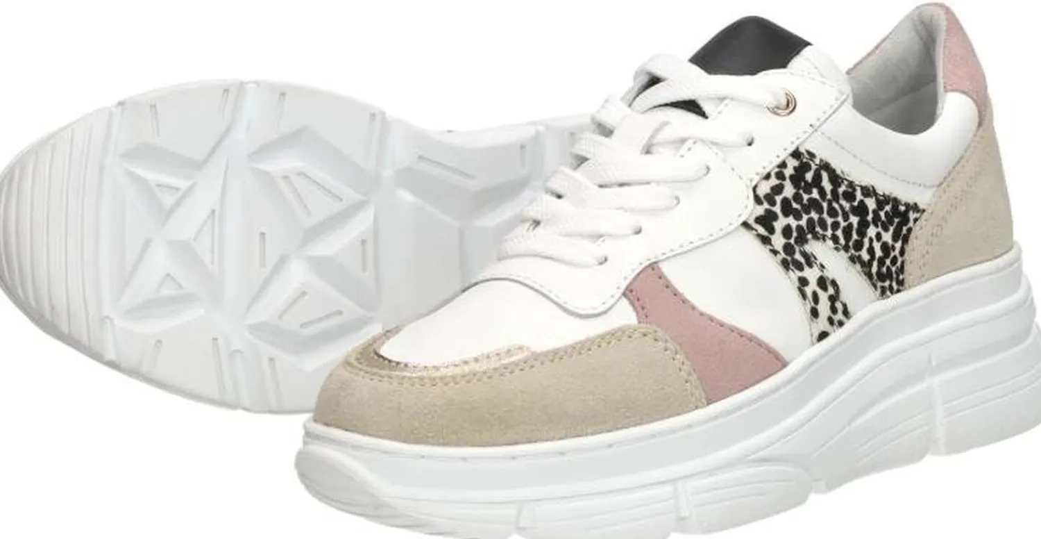 Sub55 Sneakers Laag Beige Clearance