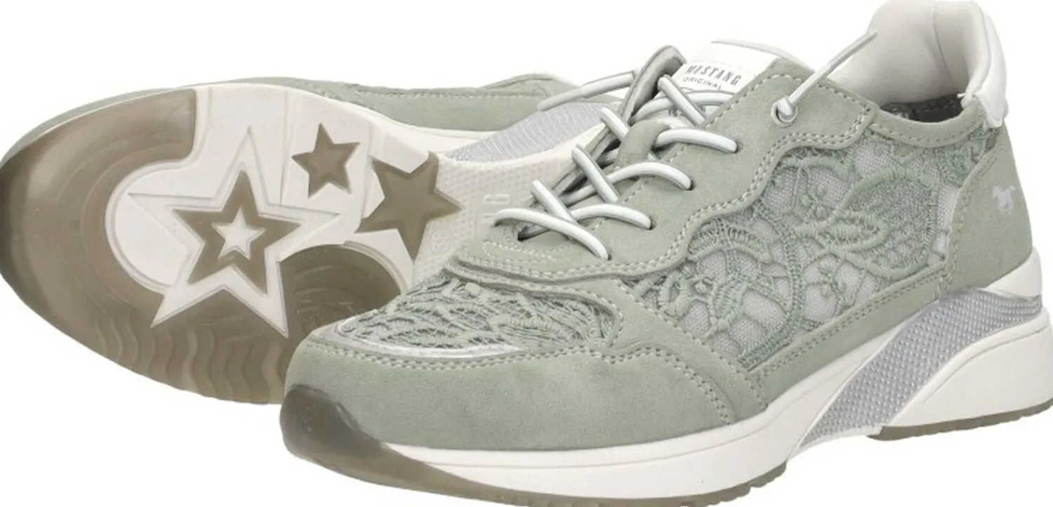 Mustang Sneakers Laag Groen Sale