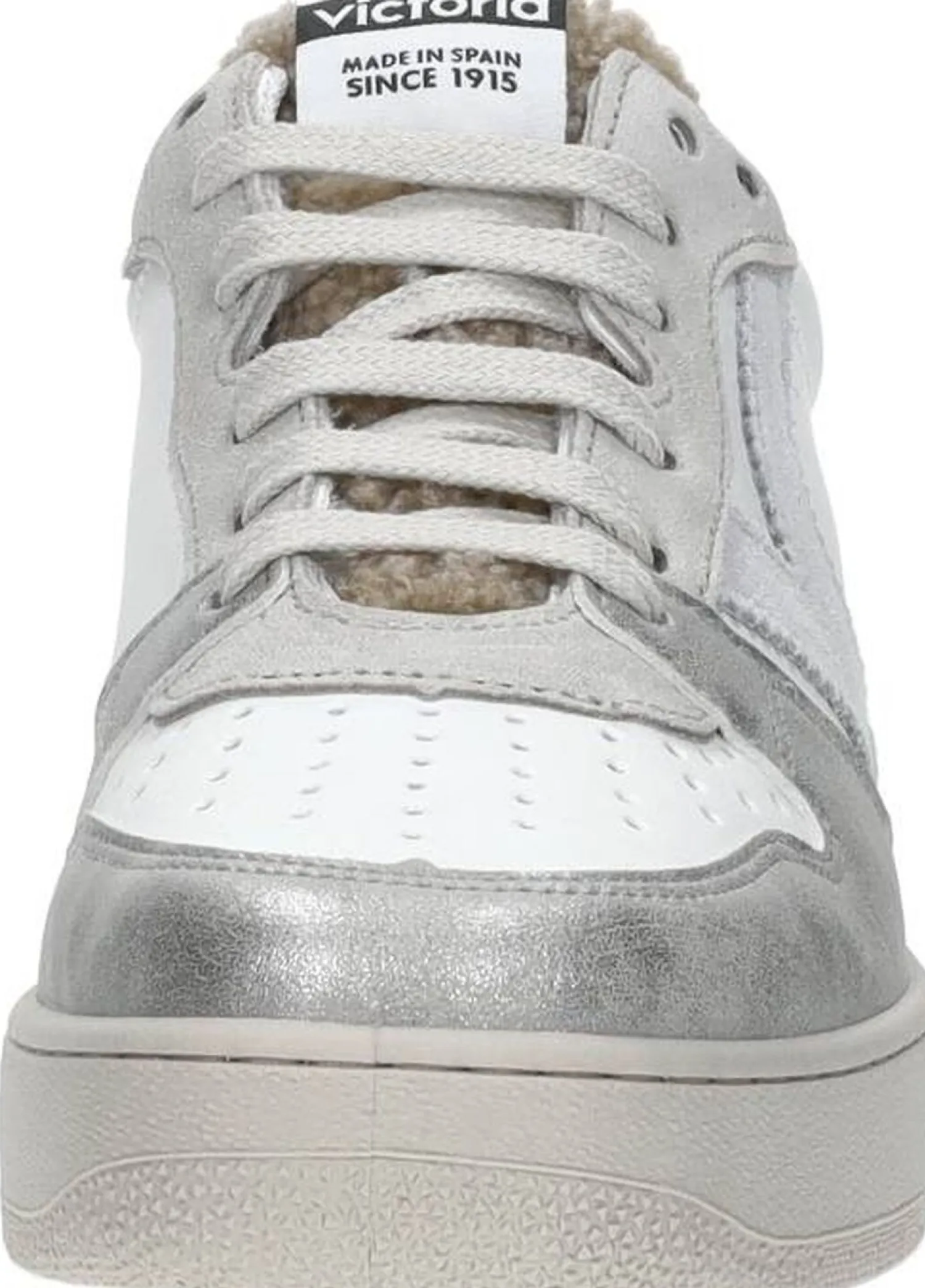 Victoria Sneakers Laag Zilverkleur Discount