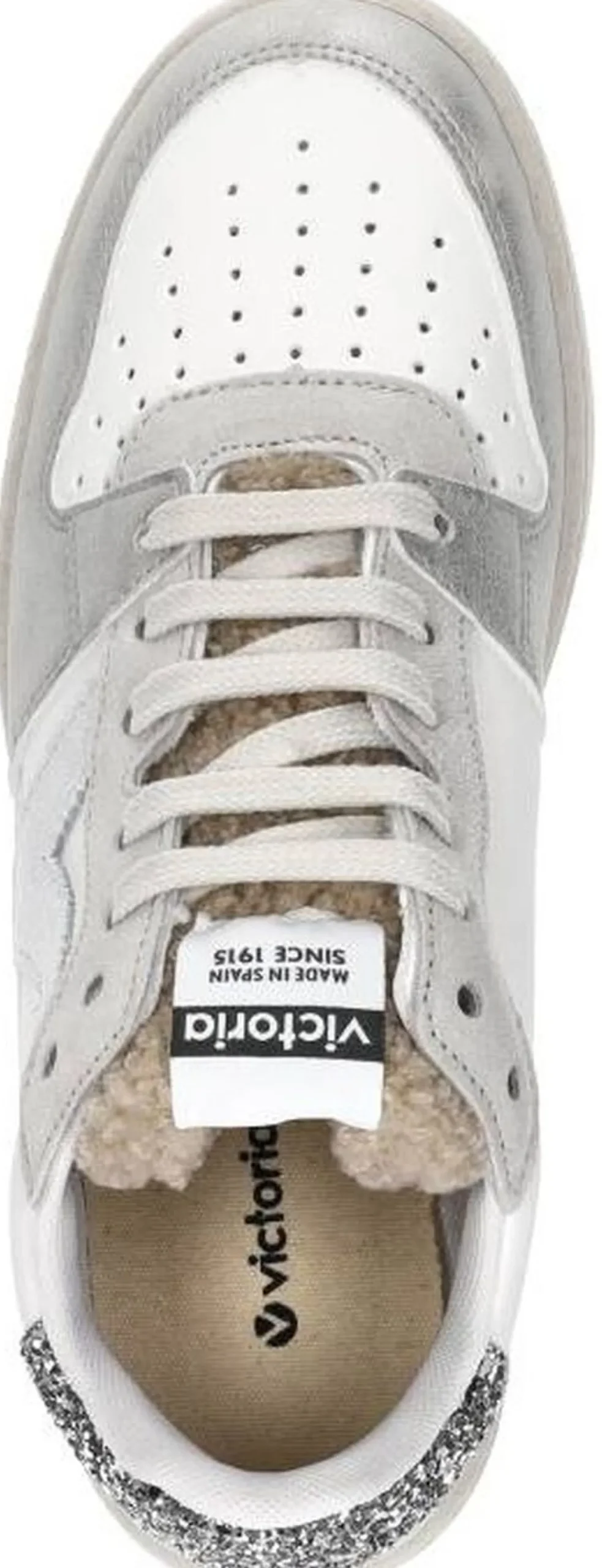 Victoria Sneakers Laag Zilverkleur Discount